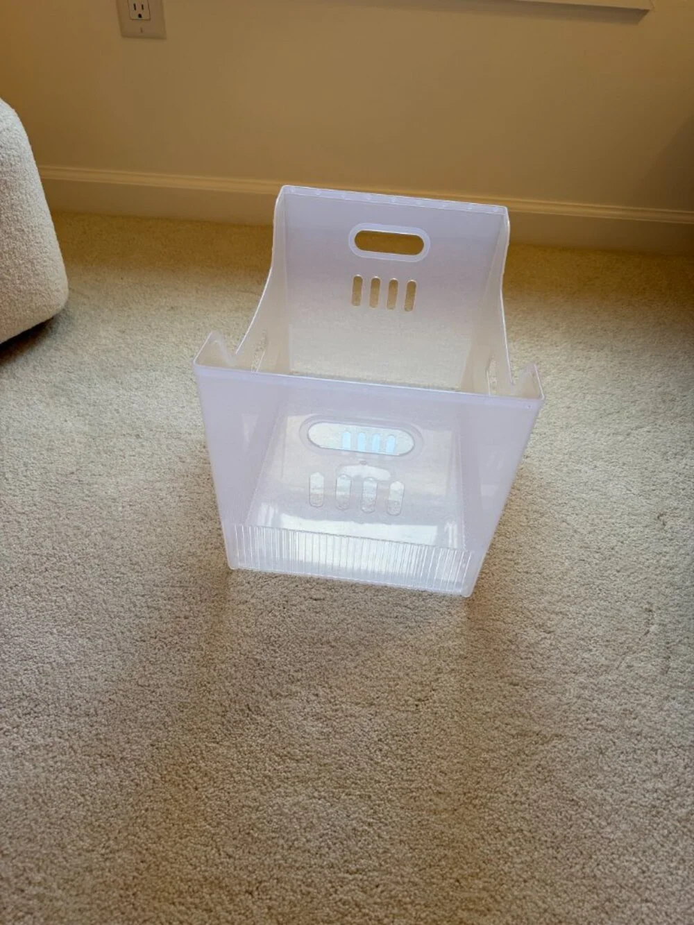 Set of 2 Container Store X-Large Multi-Purpose Bins - Translucent